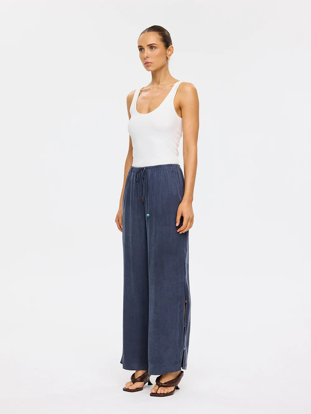 Elysian Collective Kivari Etta Pant Petrol
