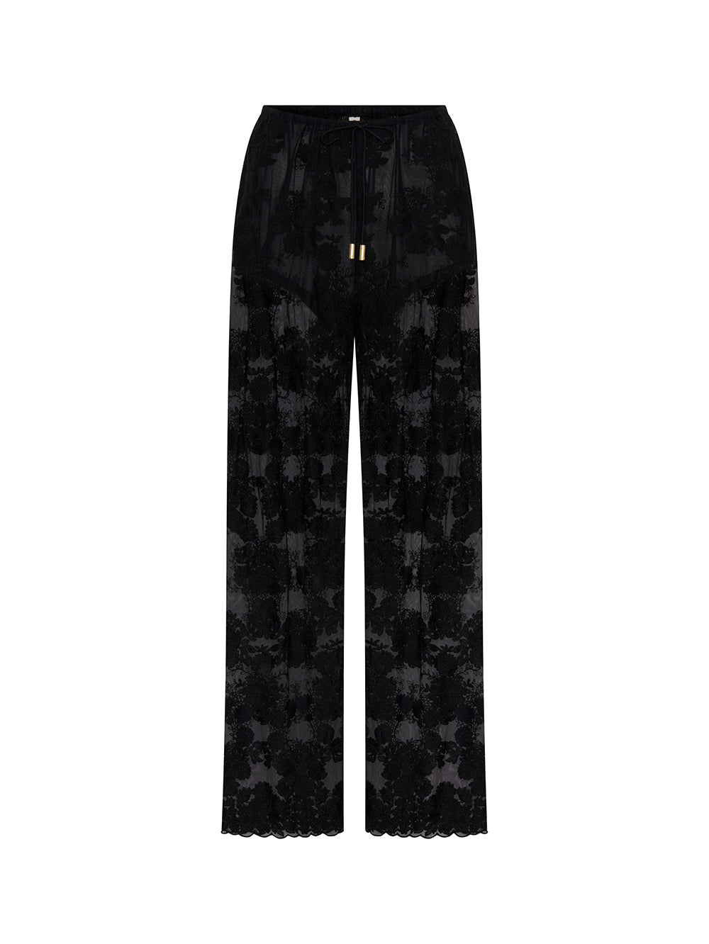 Elysian Collective Kivari Jaxon Lace Pant Black