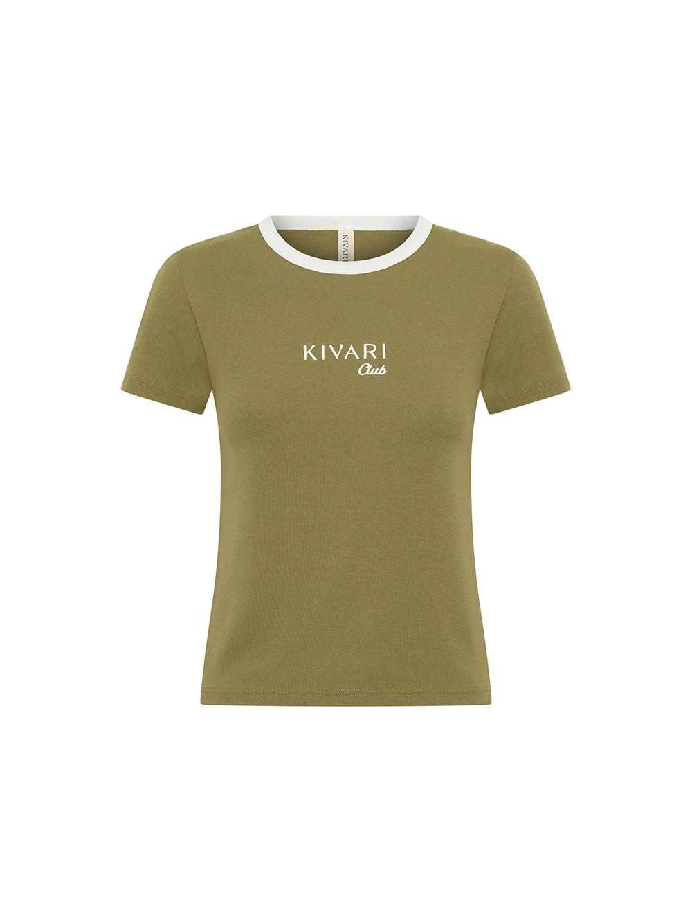 Elysian Collective Kivari Kivari Club Baby Tee Olive