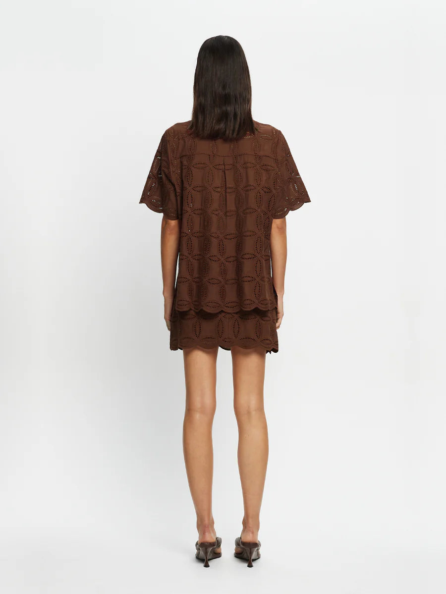 Elysian Collective Kivari Rio Shirt Mocha