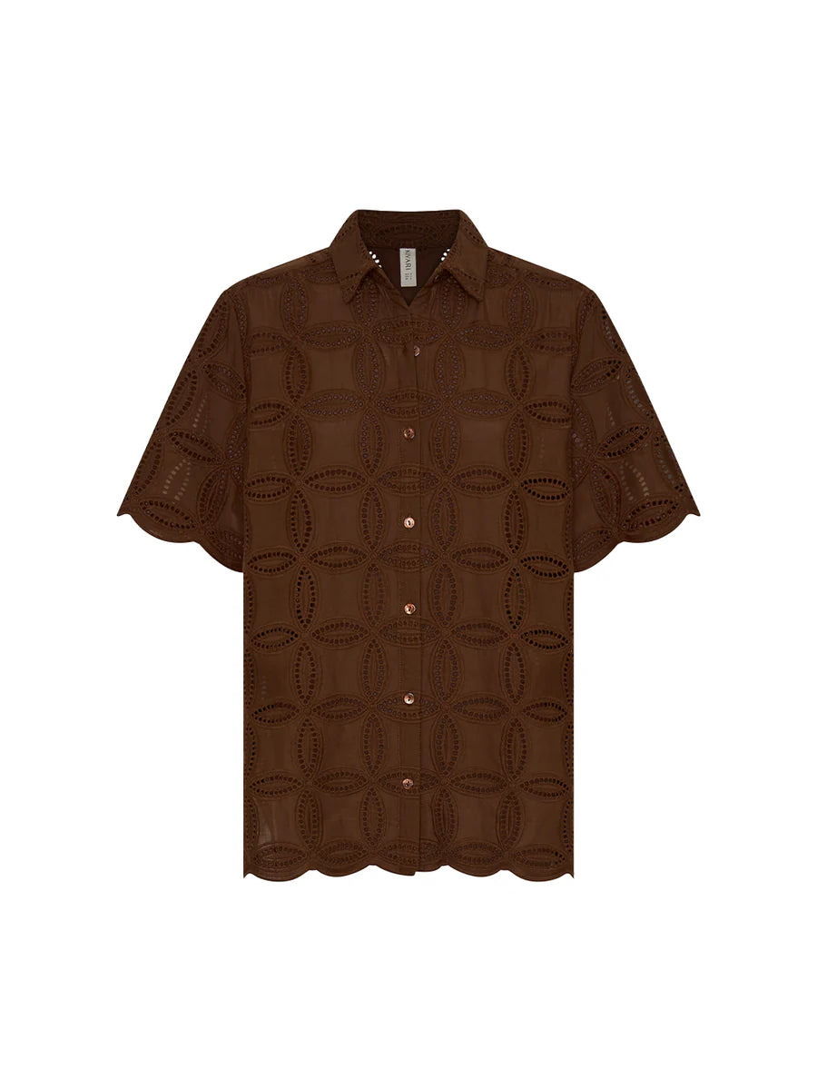 Elysian Collective Kivari Rio Shirt Mocha