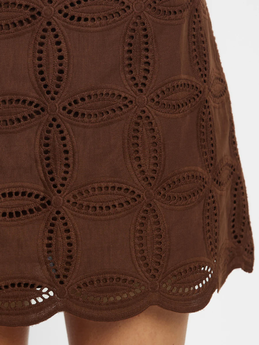 Elysian Collective Kivari Rio Skirt Mocha