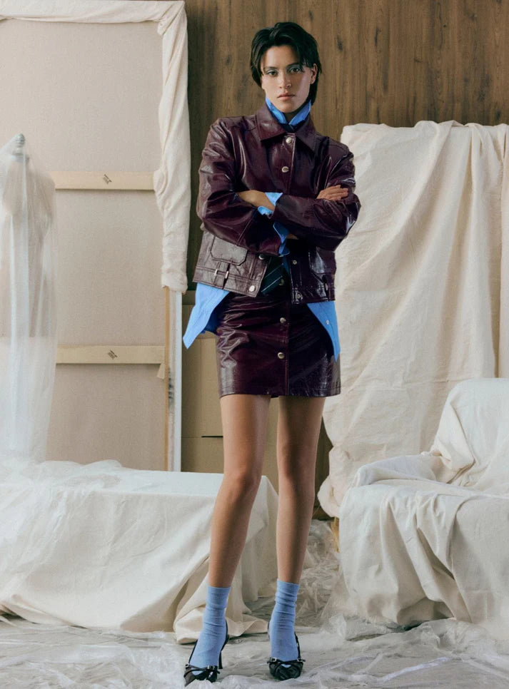 Elysian Collective Laagam Bruna Plum Jacket