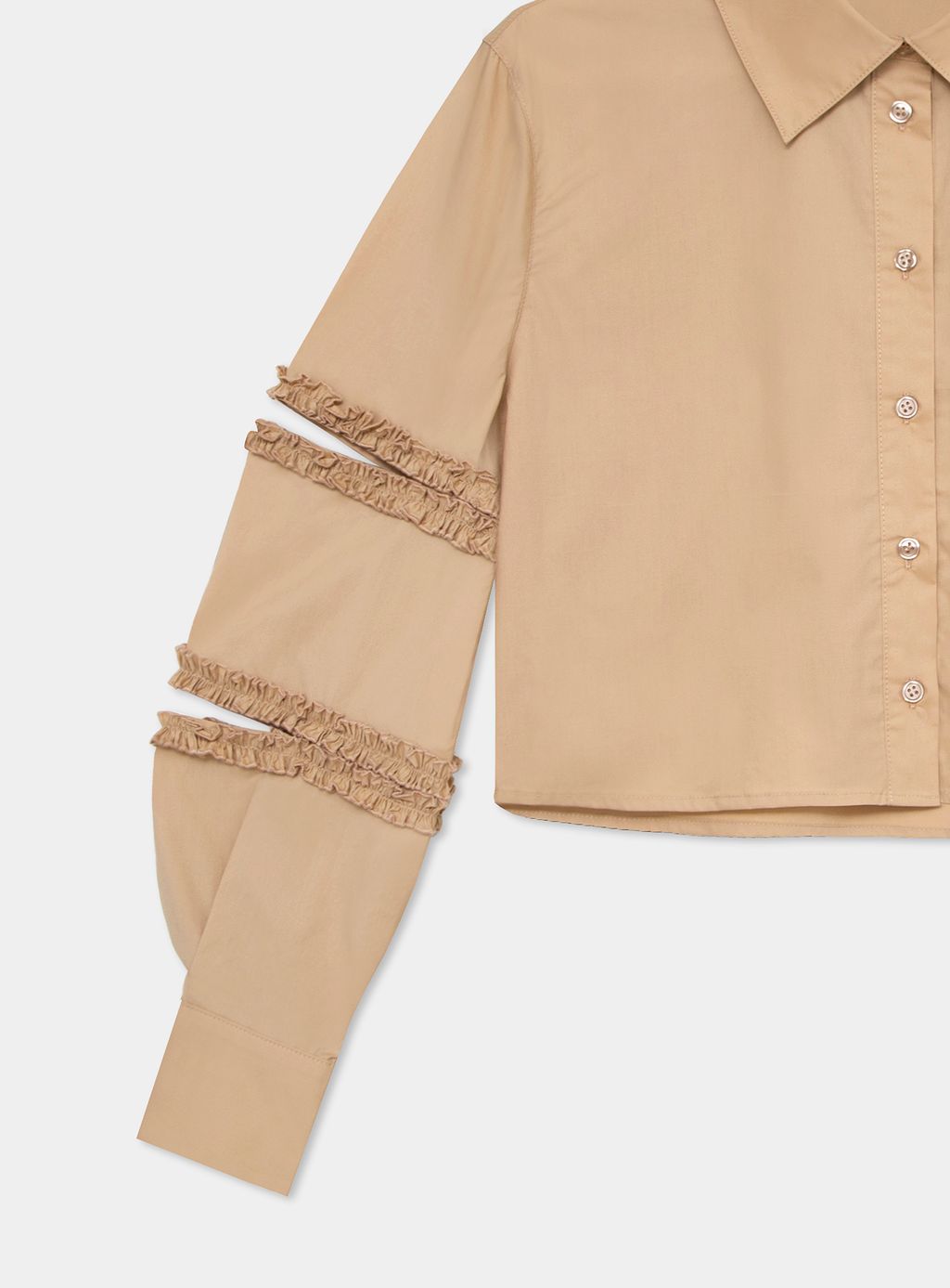 Elysian Collective Laagam Muna Cut Out Shirt Sand