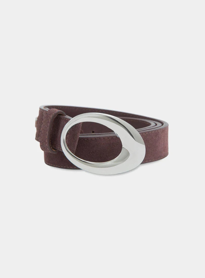 Elysian Collective Laagam Nilah Suede Belt Brown