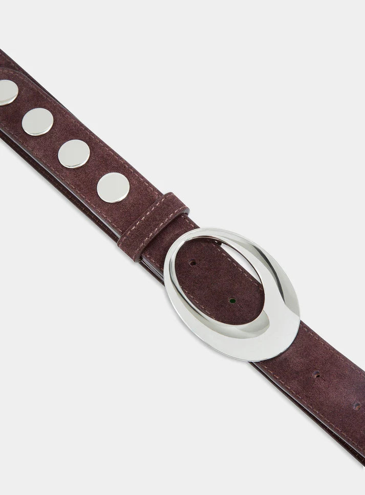 Elysian Collective Laagam Nilah Suede Belt Brown