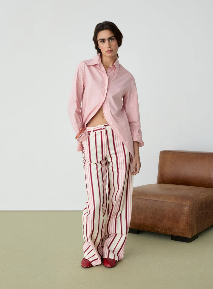 Elysian Collective Laagam No Boyfriend Shirt Pink