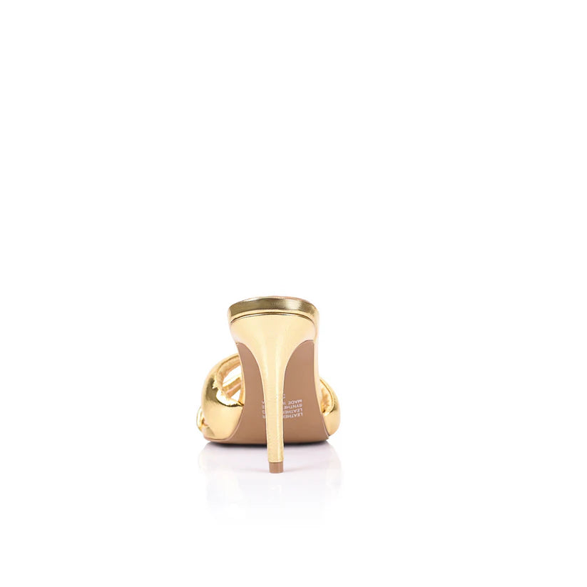 Elysian Collective Lana Wilkinson Mae Mule Gold Metallic