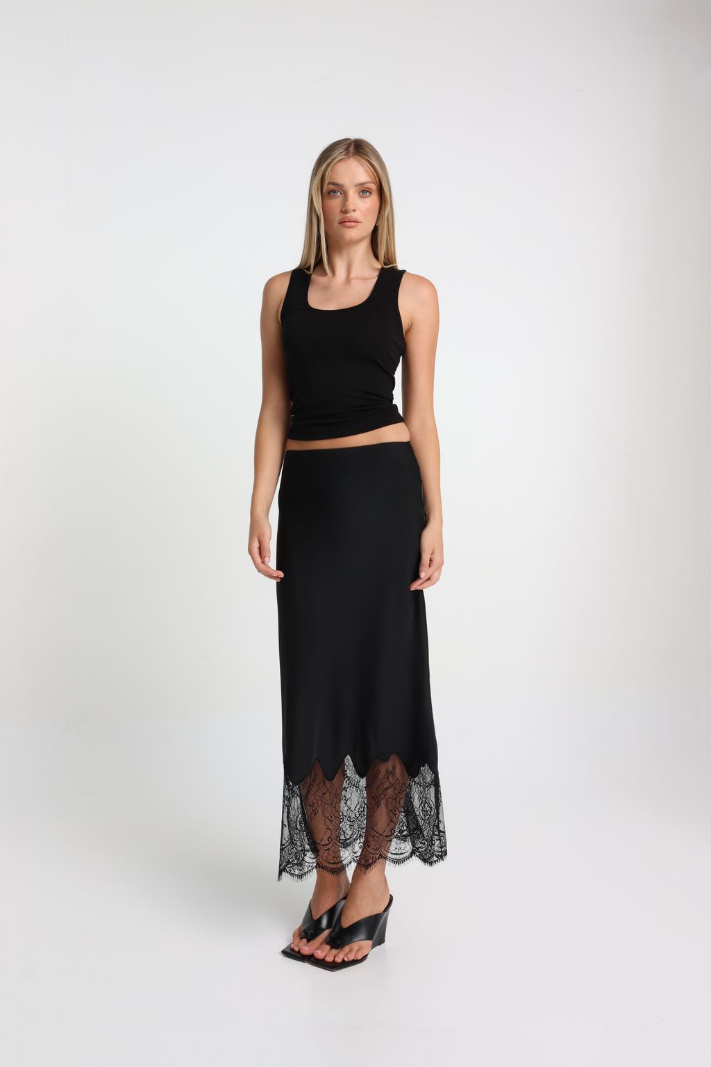 Elysian Collective Maddison The Label Luella Skirt Black
