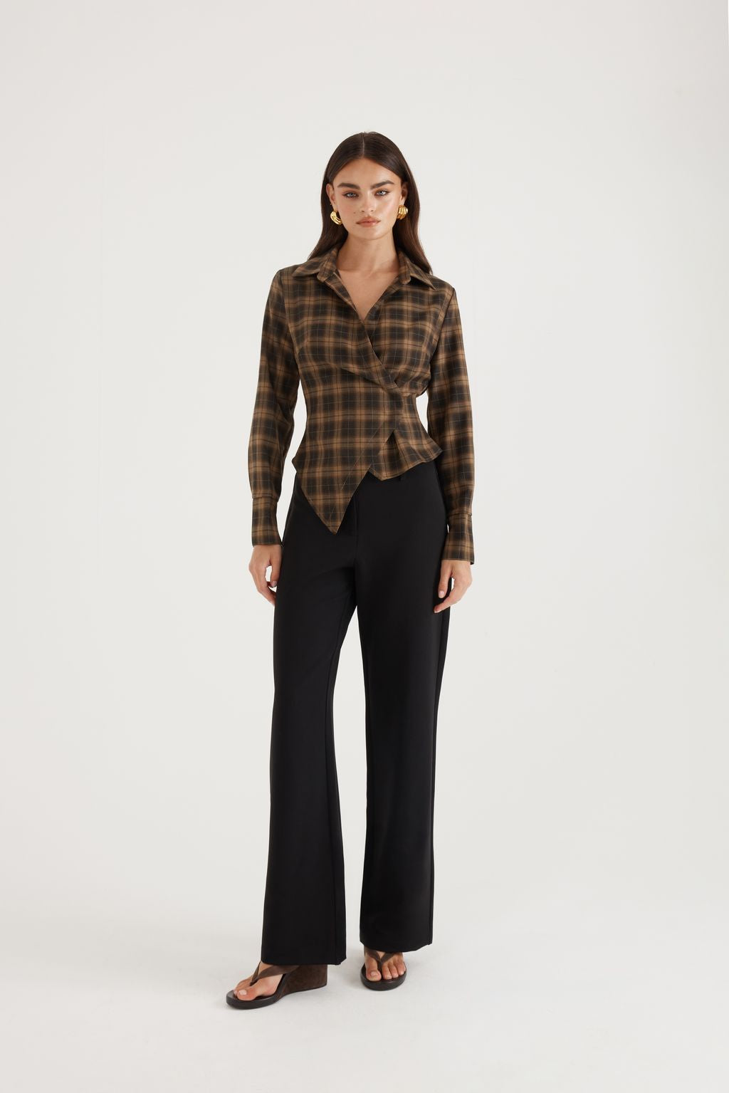 Elysian Collective Madison The Label Millie Shirt Check