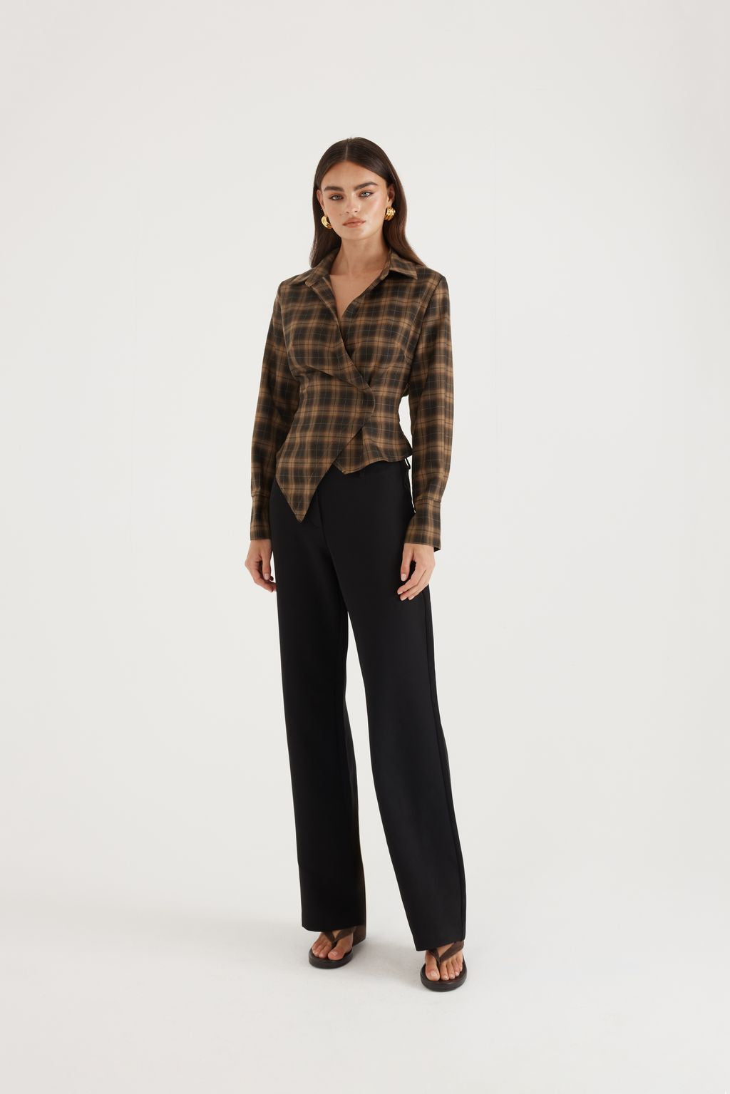 Elysian Collective Madison The Label Millie Shirt Check