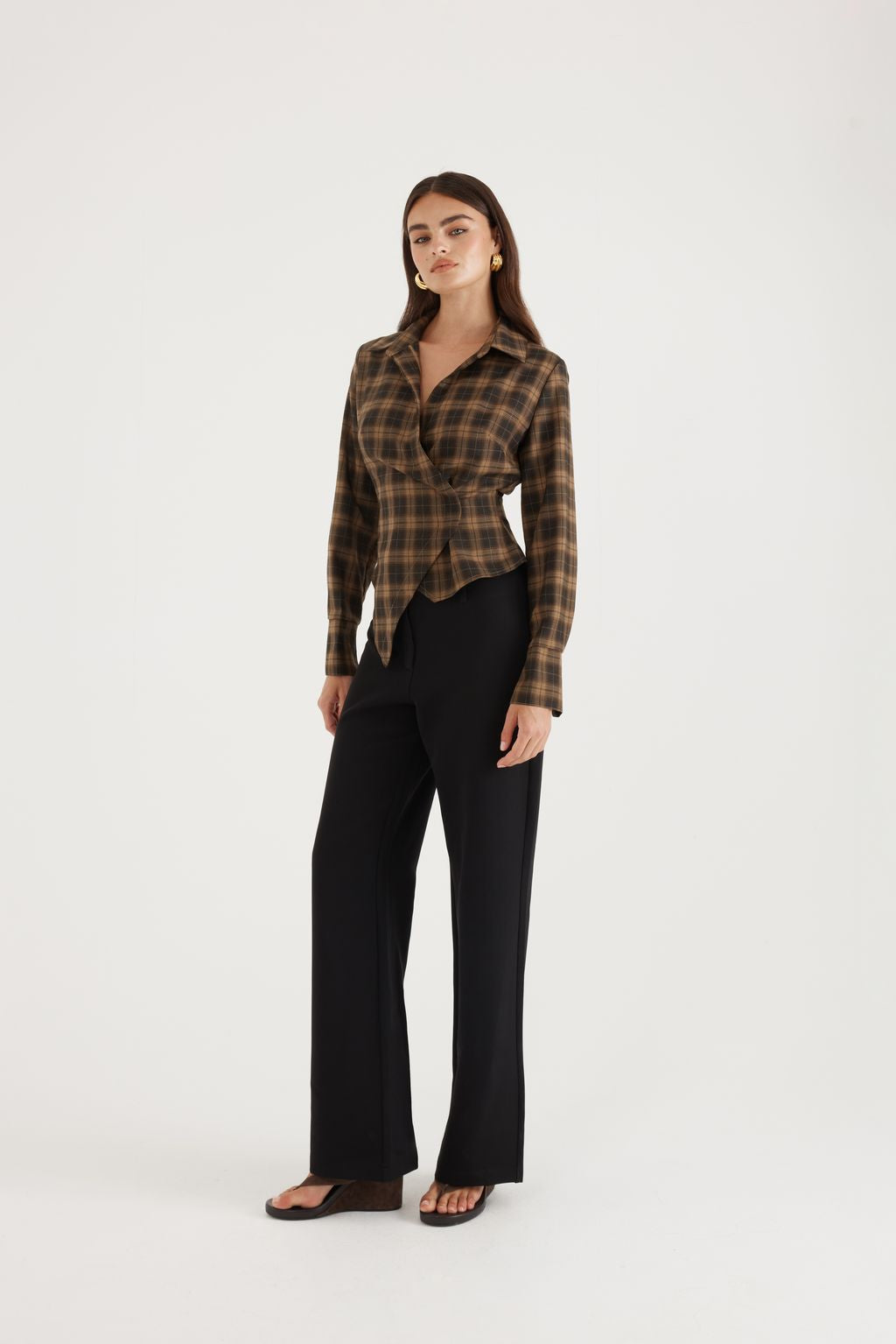 Elysian Collective Madison The Label Millie Shirt Check
