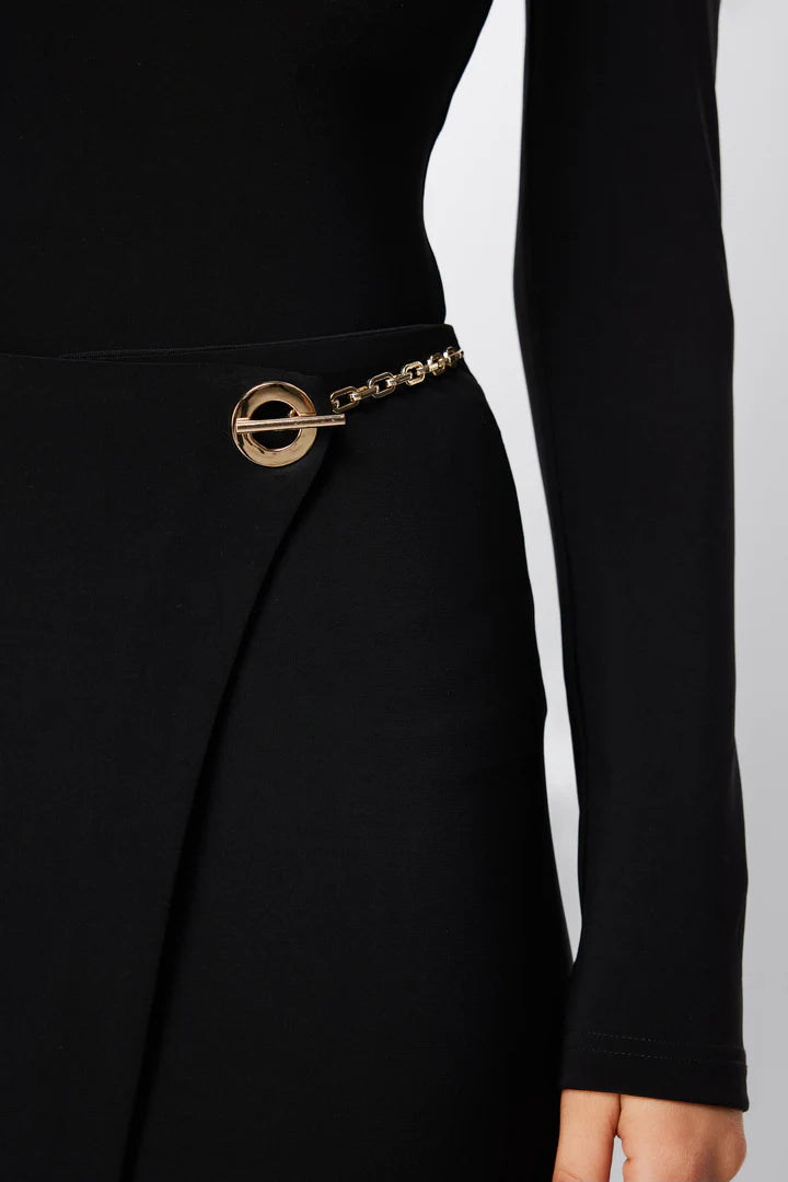 Elysian Collective Mossman Defiant Midi Skirt Black