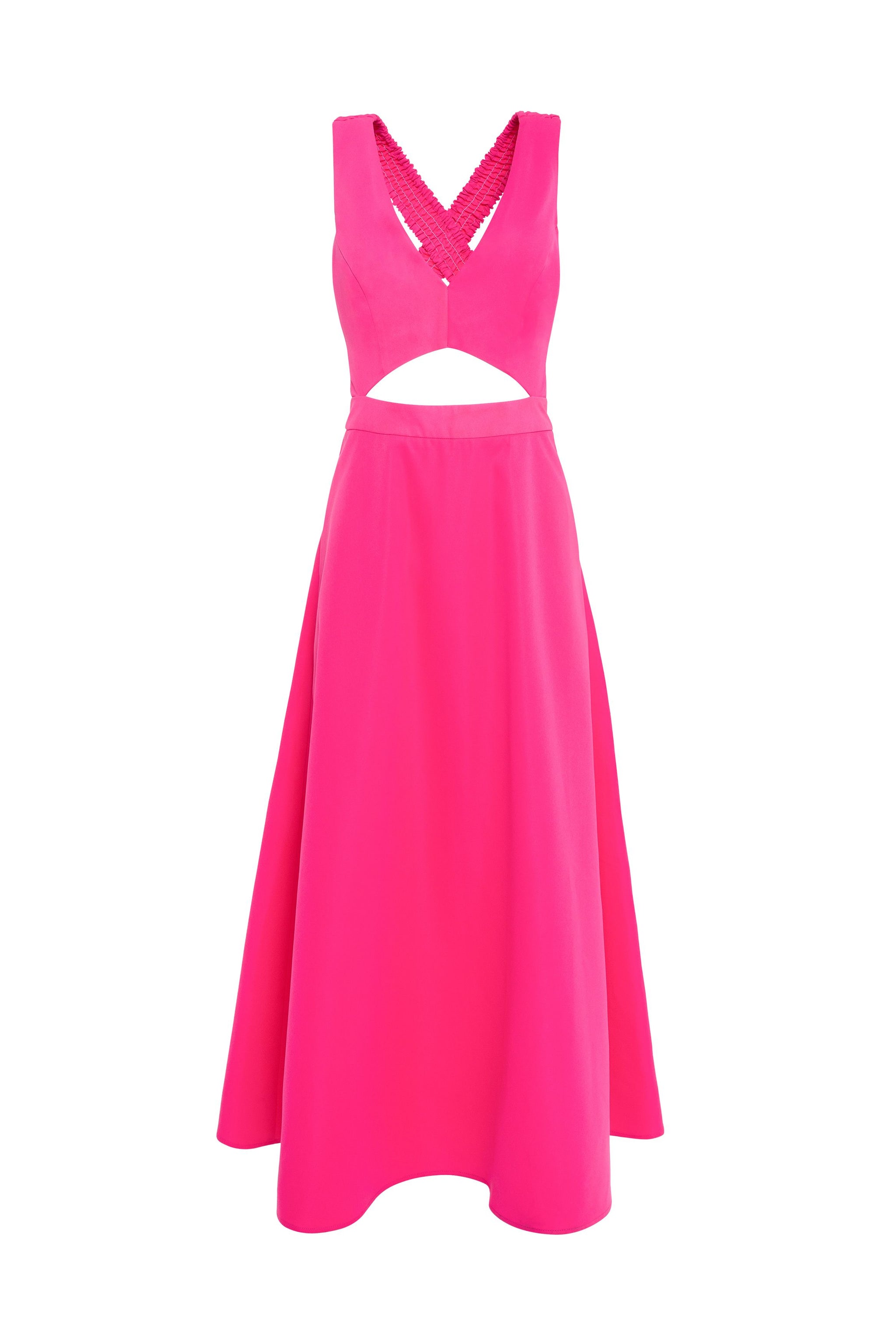 pink mossman dress MOSSMAN Mesmerise One Shoulder Midi Dress Pink  THE PERFECT PFIT