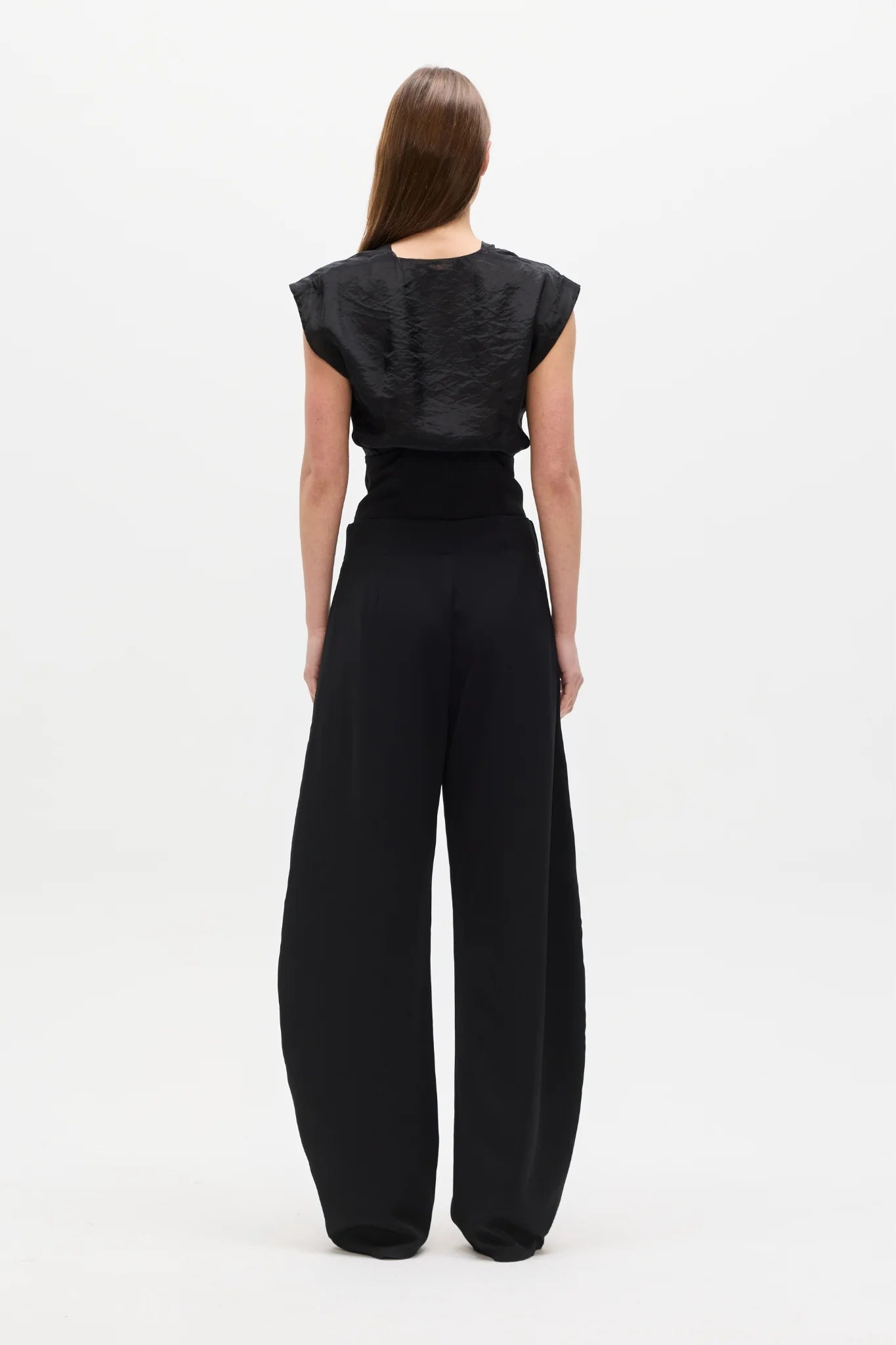 Elysian Collective Bayse Brand Navy Pant Black