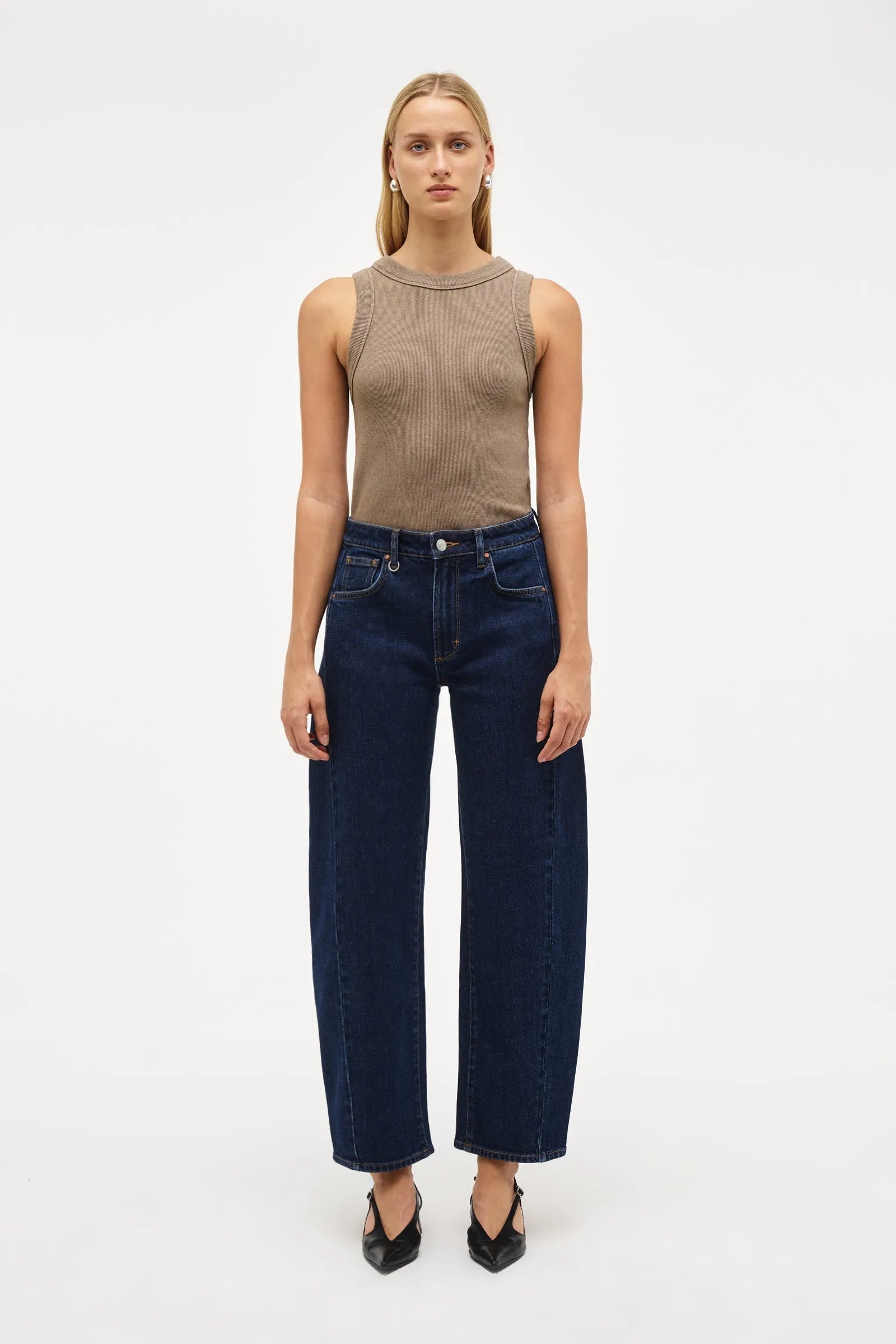 NEUW DENIM - AMBER BARREL JEAN NEMESIS (DARK VINTAGE INDIGO)