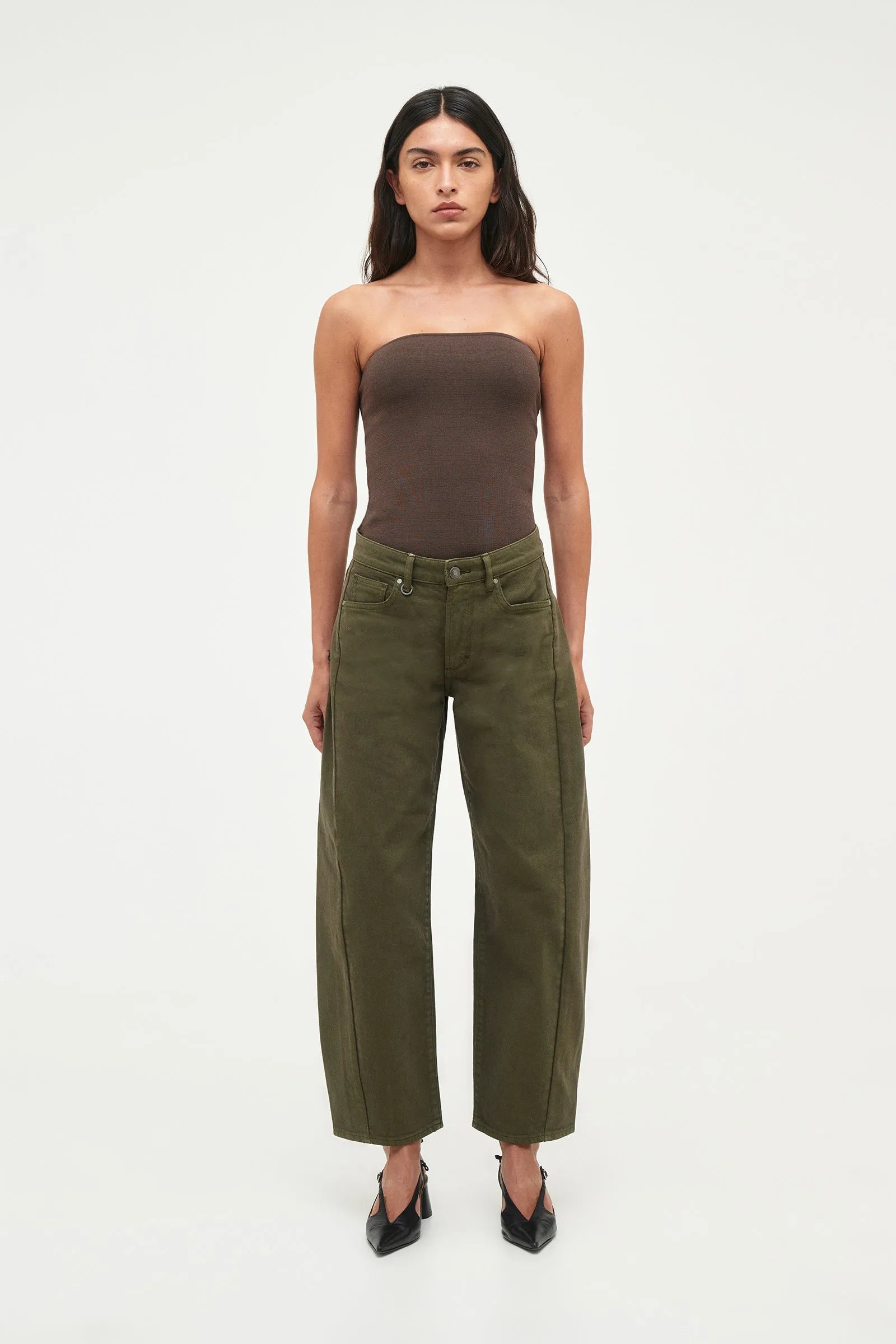 Elysian Collective Neuw Denim Amber Barrel Military