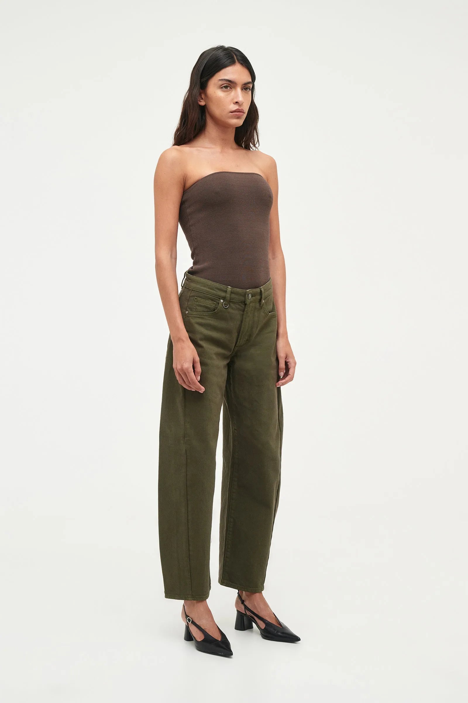 Elysian Collective Neuw Denim Amber Barrel Military