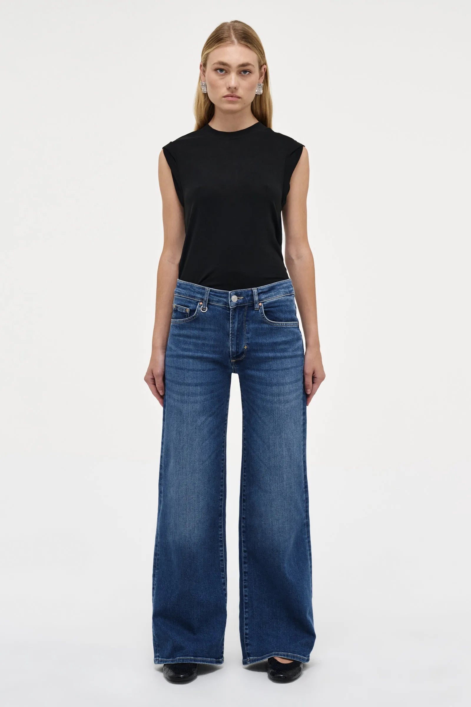 Neuw Eva Wide Indigo Muse (Mid Indigo)