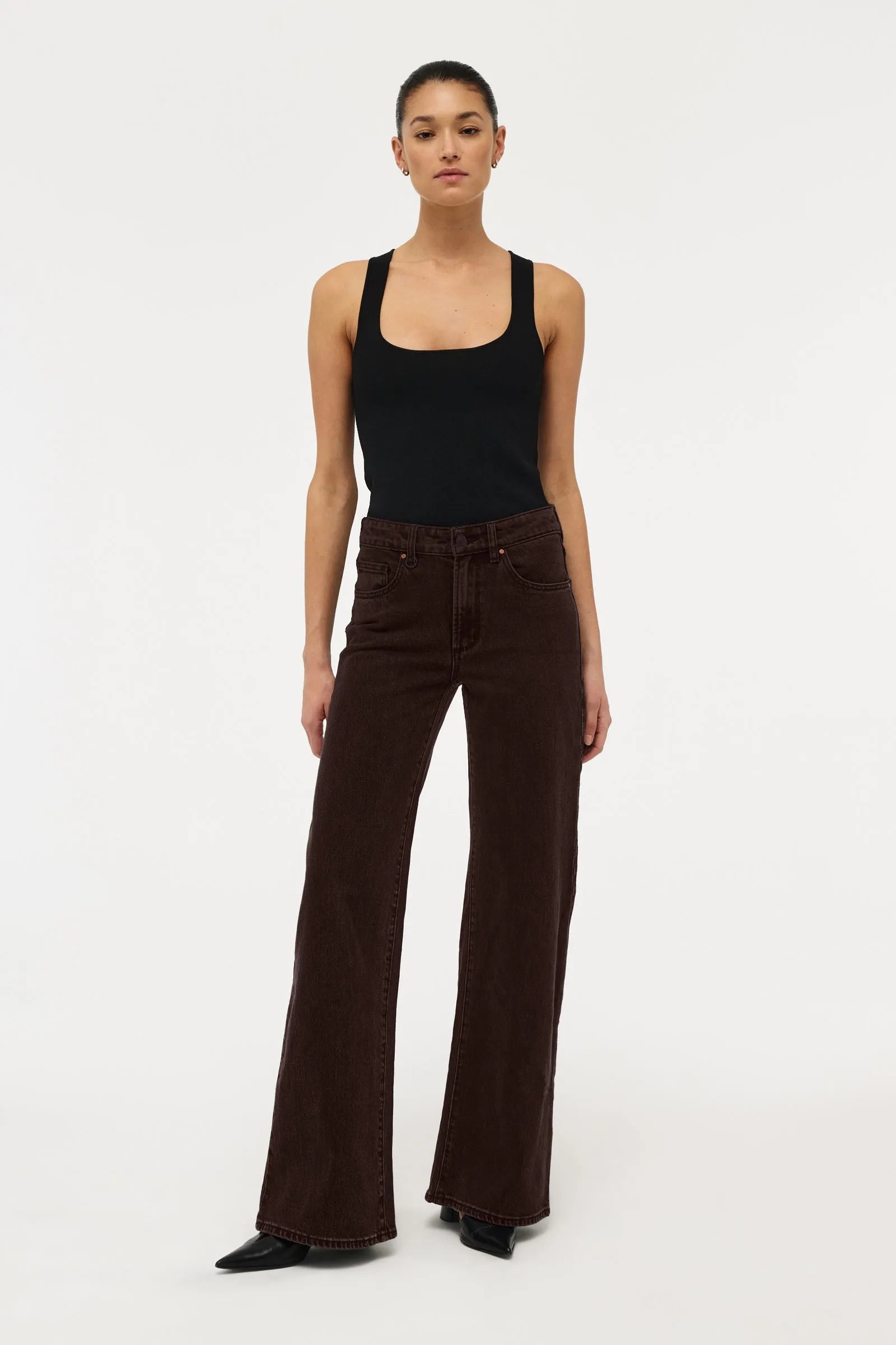 Elysian Collective Neuw Denim Eva Wide Sable
