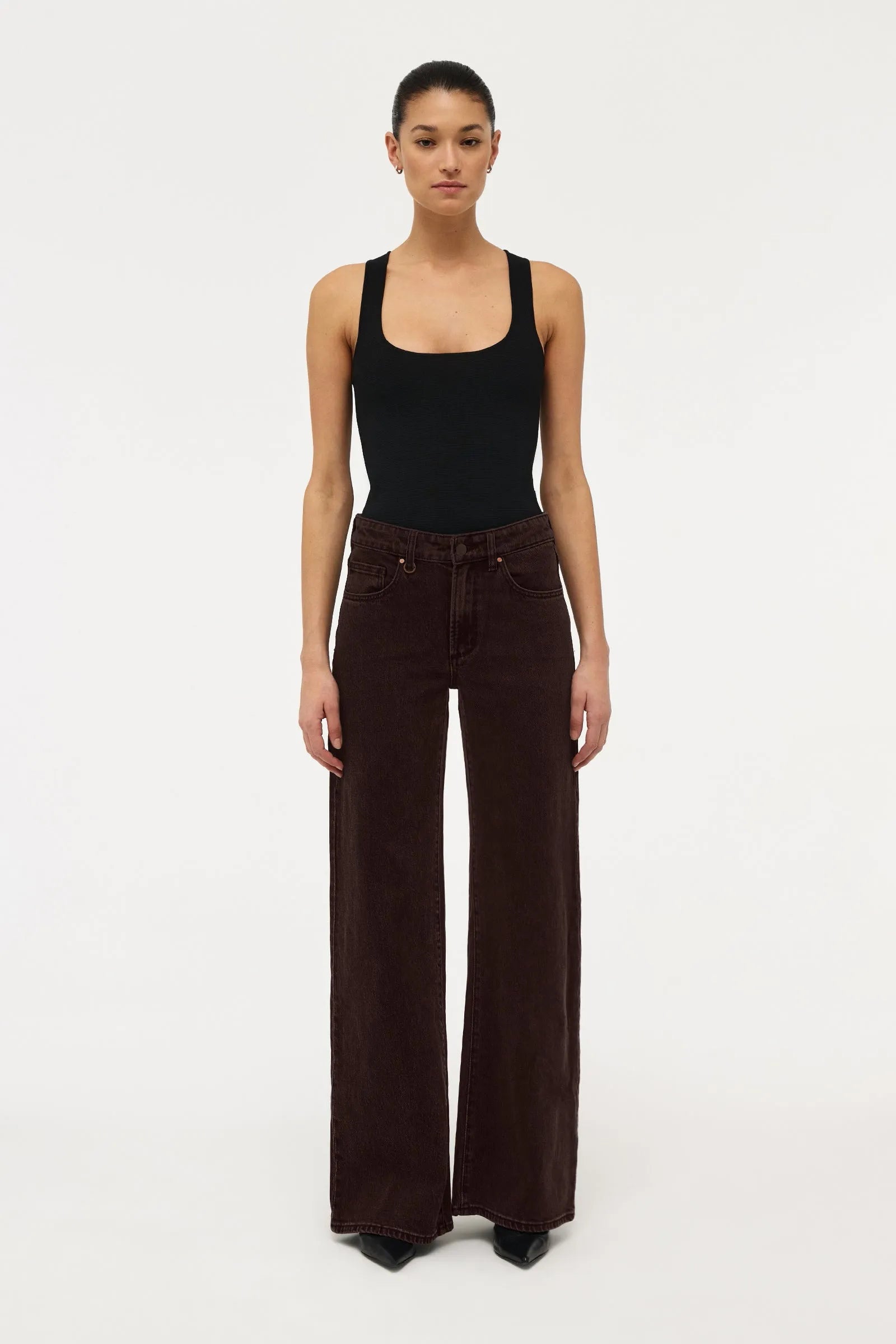 Elysian Collective Neuw Denim Eva Wide Sable