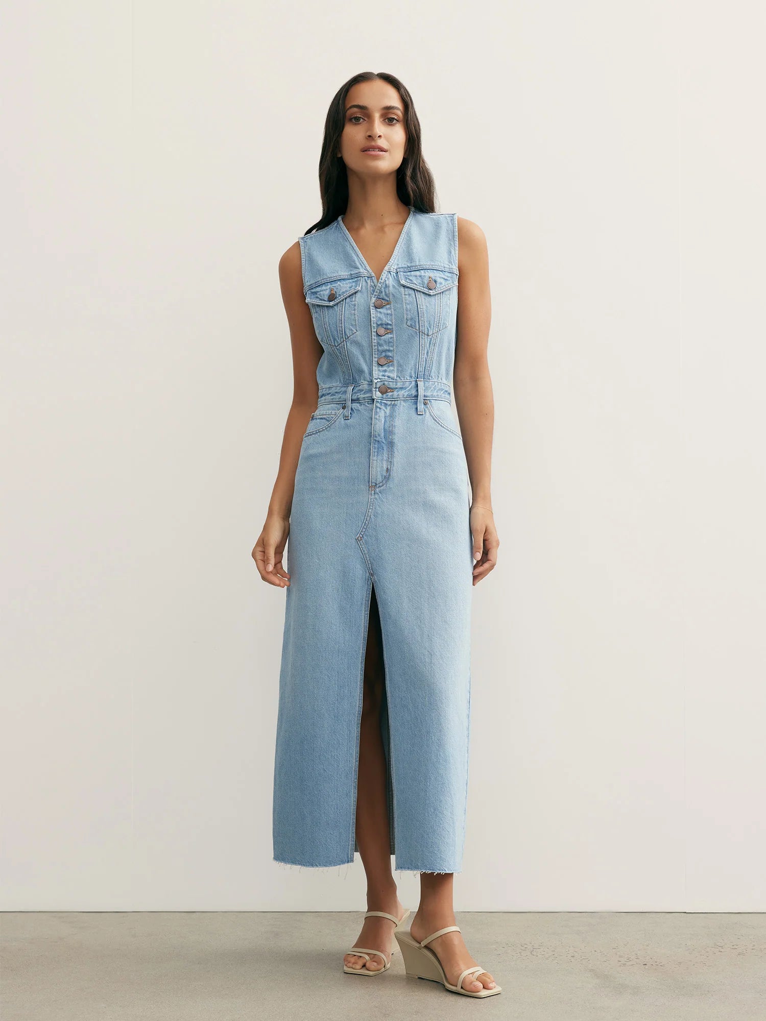 Elysian Collective Nobody Denim Roxanne Dress Saunter