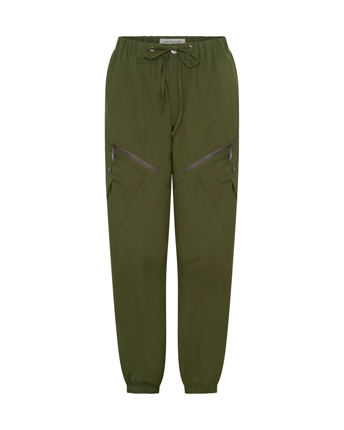 Elysian Collective One Teaspoon Drift Utility Flight Pants Khaki