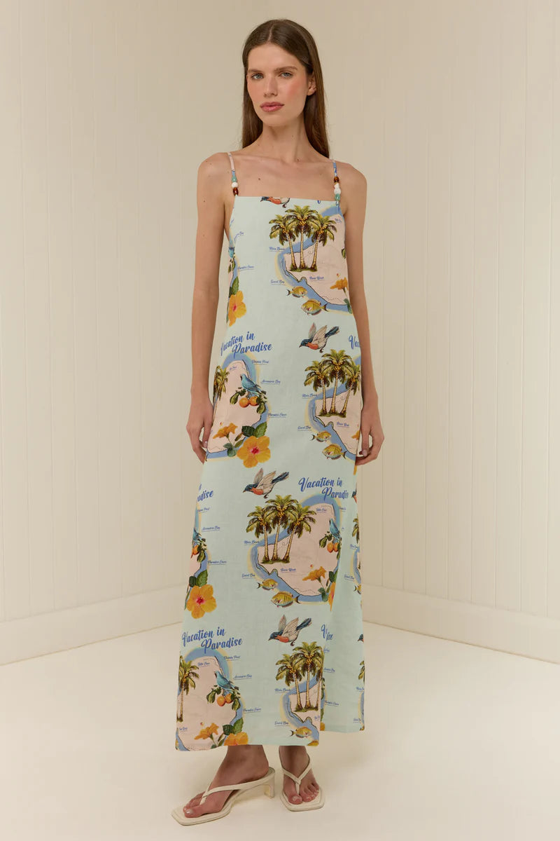 Elysian Collective Palm Noosa Heidi Dress Palm Paradise