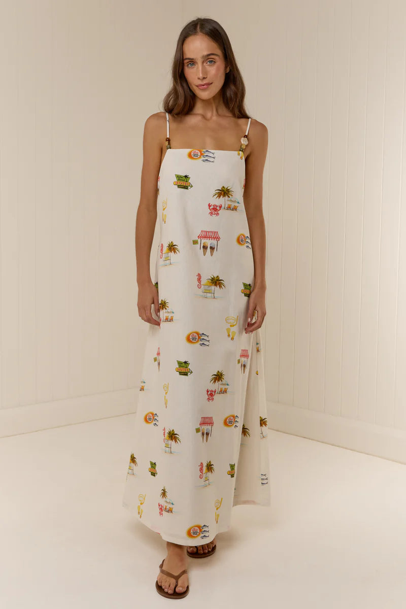 Elysian Collective Palm Noosa Heidi Dress Tropicana