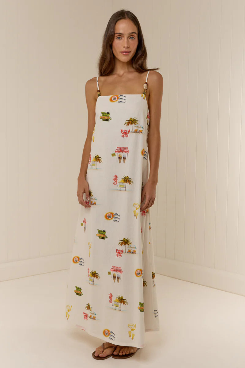 Elysian Collective Palm Noosa Heidi Dress Tropicana