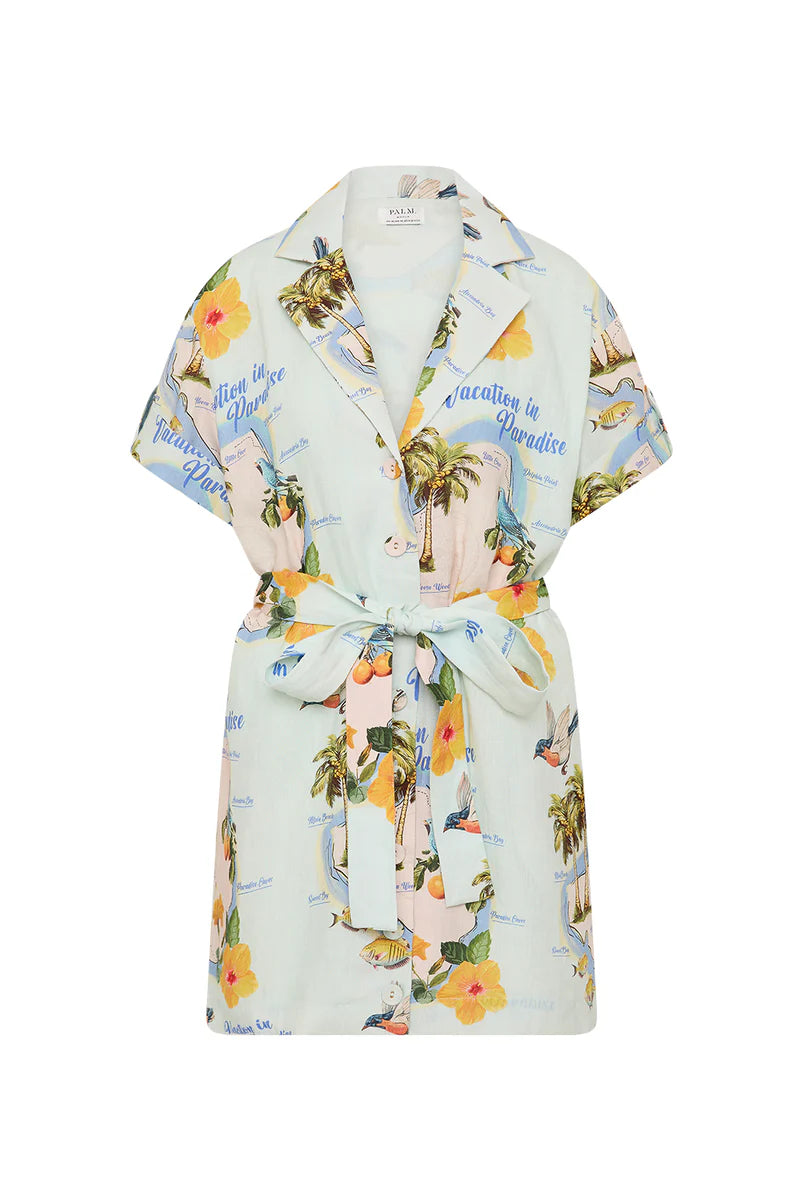 Elysian Collective Palm Noosa Rey Dress Palm Paradise