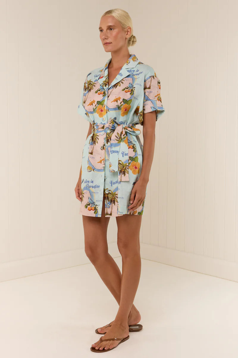 Elysian Collective Palm Noosa Rey Dress Palm Paradise