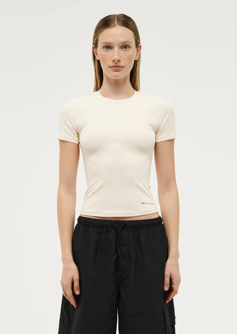 Elysian Collective PE Nation Foundation Short Sleeve Tee Whisper White