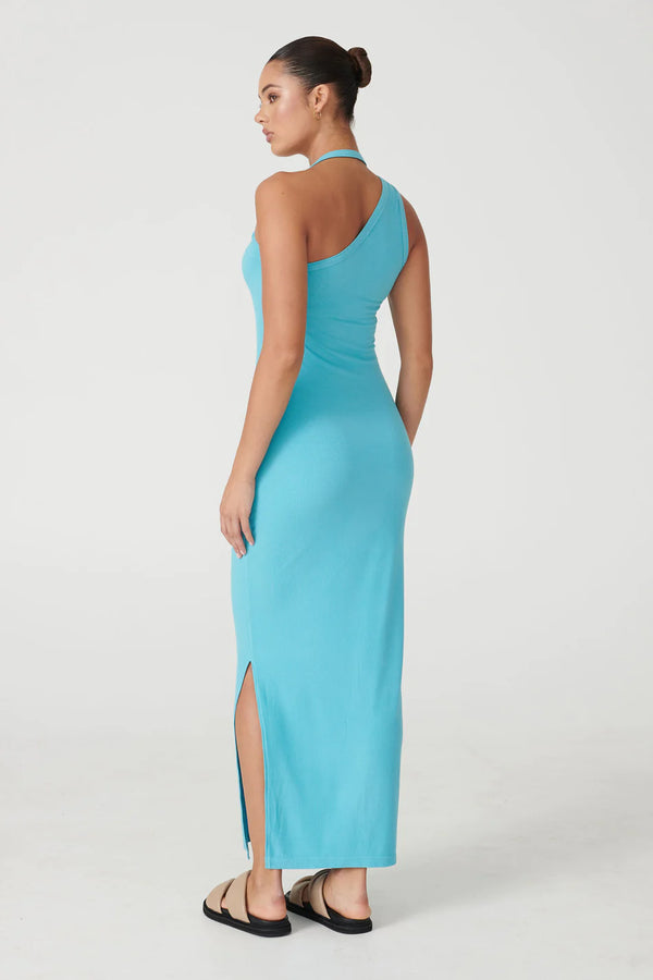 Elysian Collective Raef The Label Alden Midi Dress Turquoise