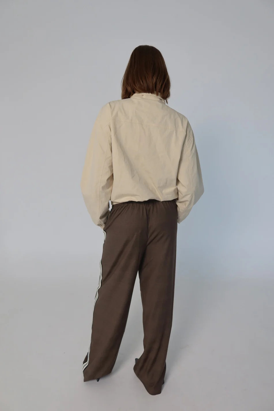 Elysian Collective Raef The Label Josie Wide Leg Trouser Yarn Dye Check