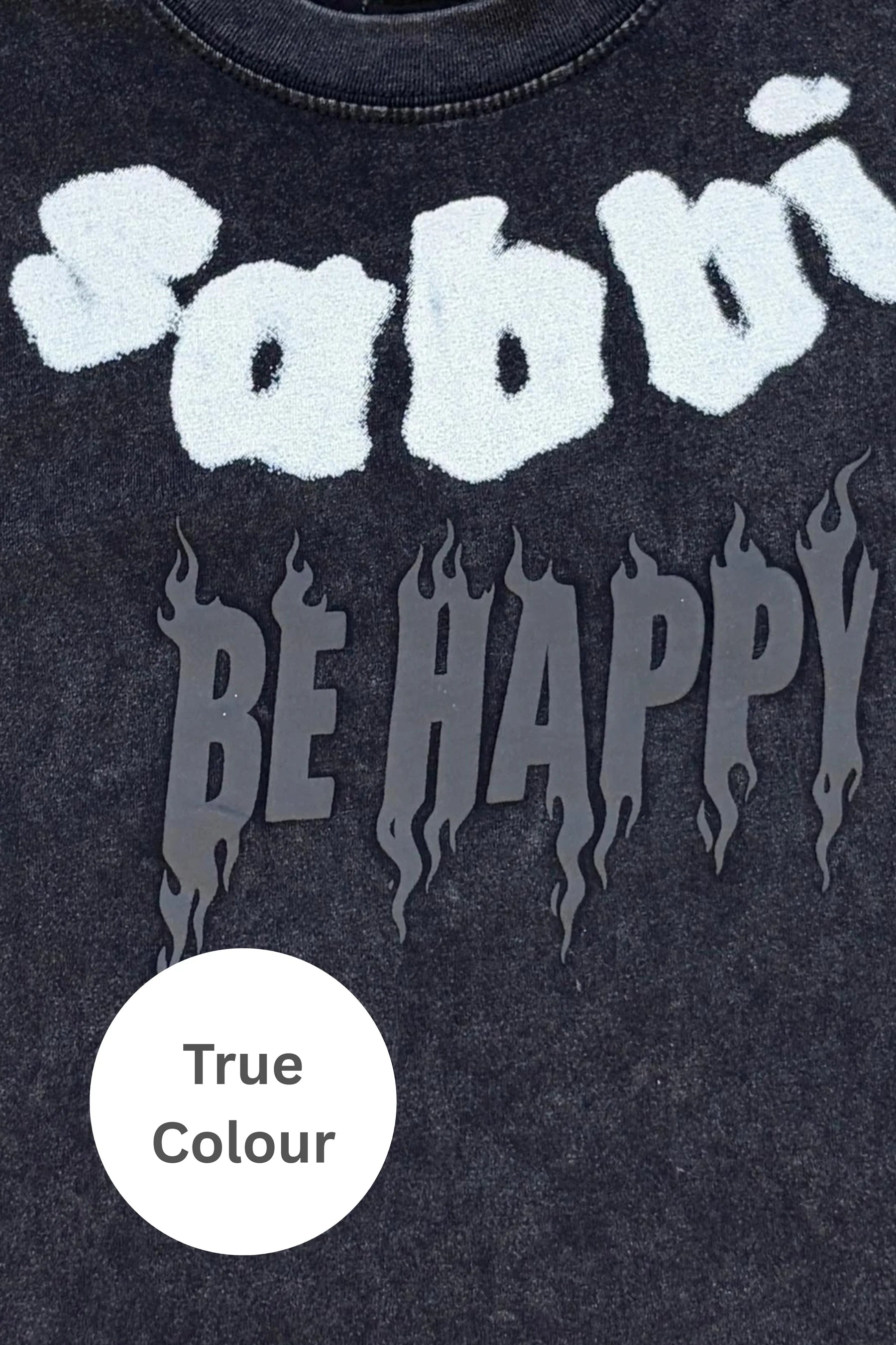 Elysian Collective Sabbi Be Happy Tee Black