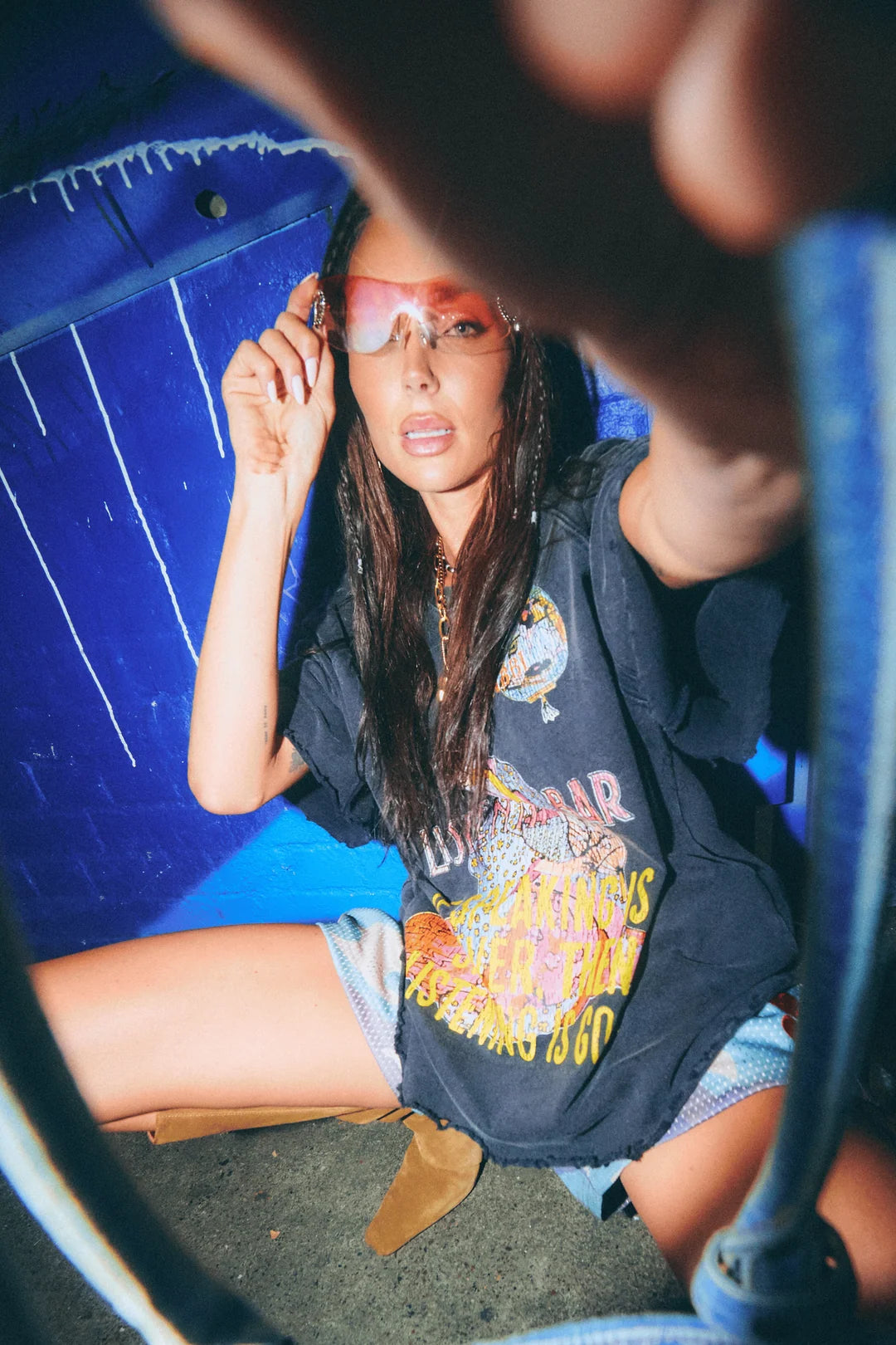 Elysian Collective Sabbi Listening Bar Tee Black