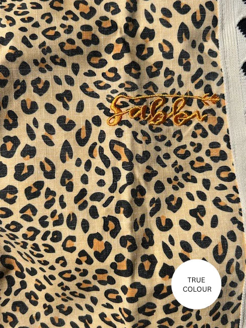 Elysian Collective Sabbi Raving Hearts Pants Leopard Drill
