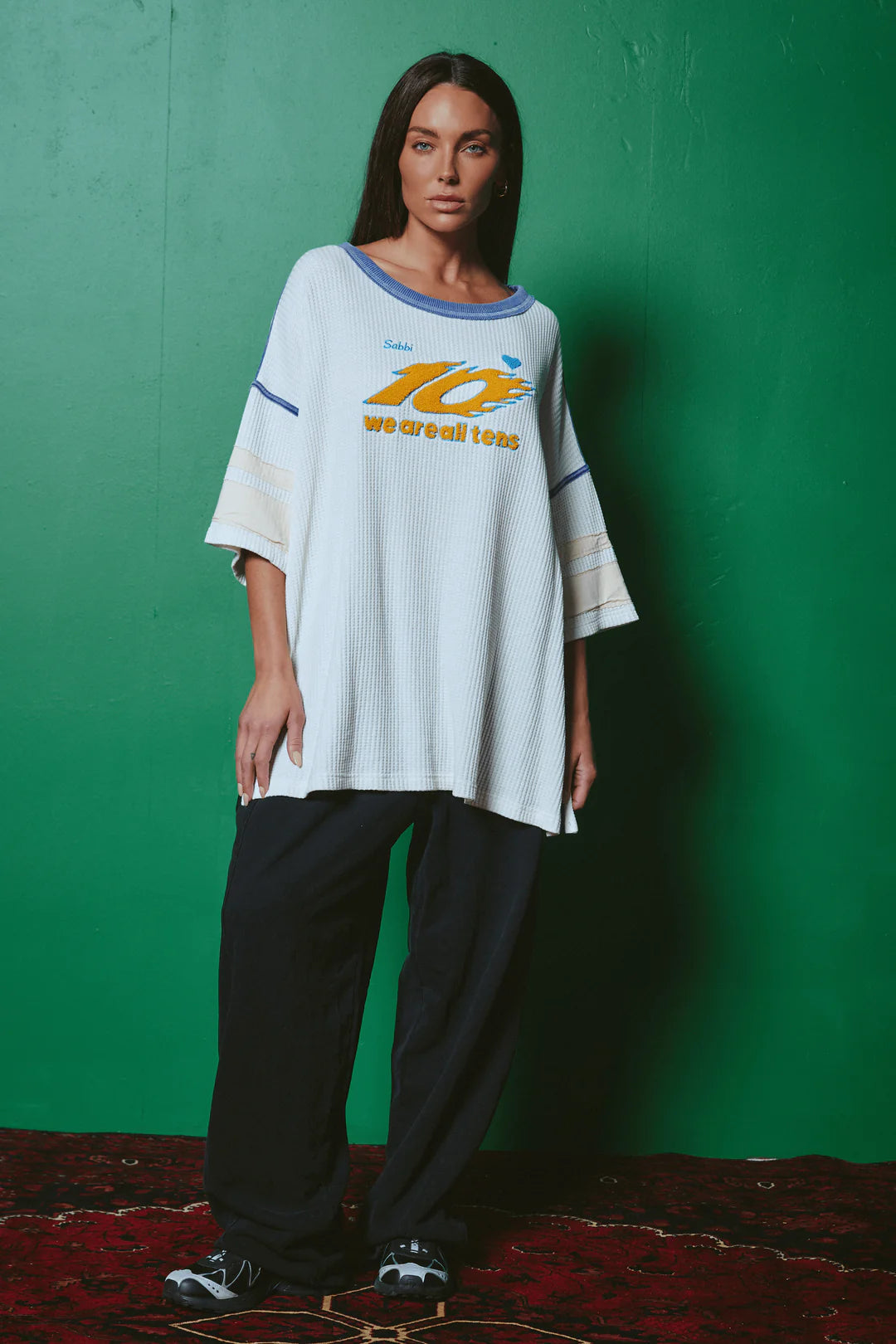 Elysian Collective Sabbi The 10 Energy Tee Off White