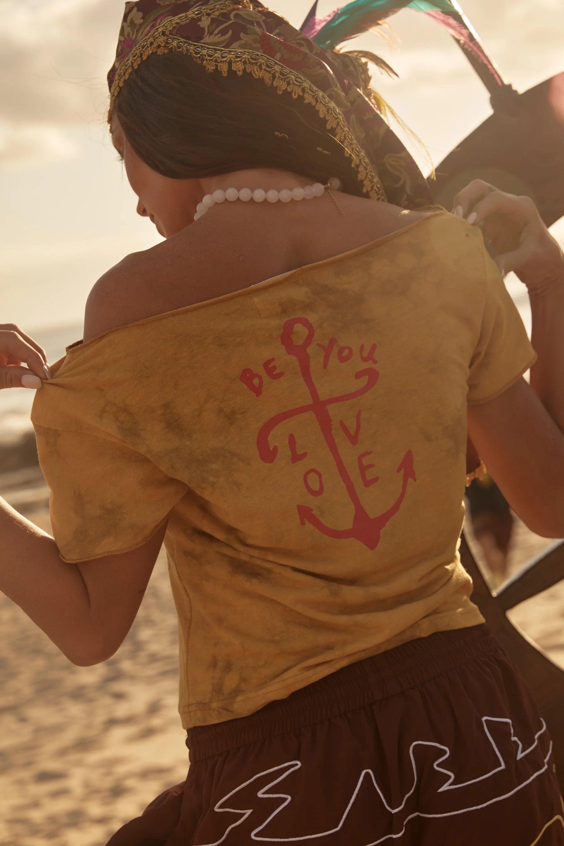 Elysian Collective Sabbi The Aye Aye Off The Shoulder Tank