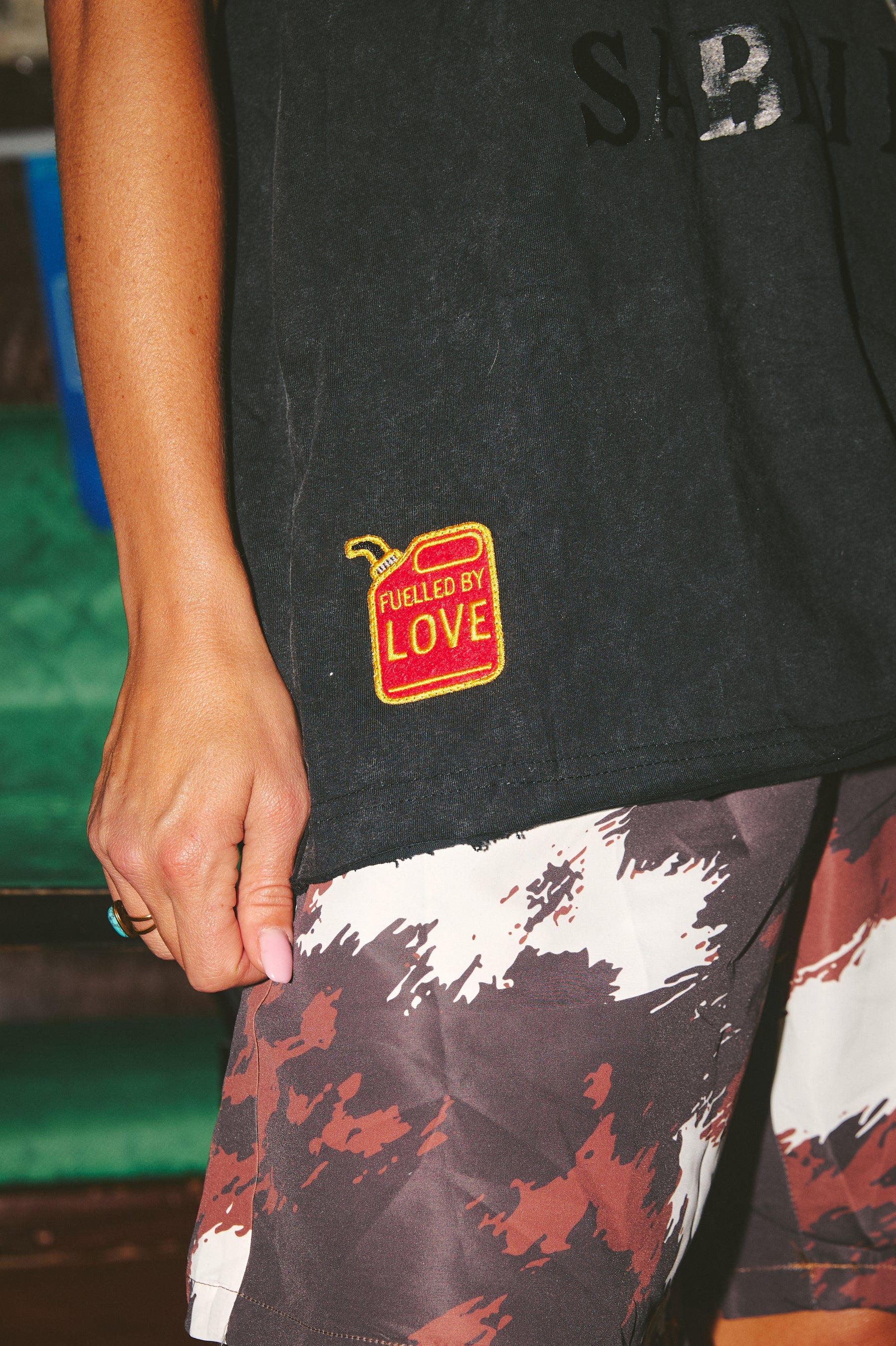 Elysian Collective Sabbi The Be Youtiful Ranch Tee Black