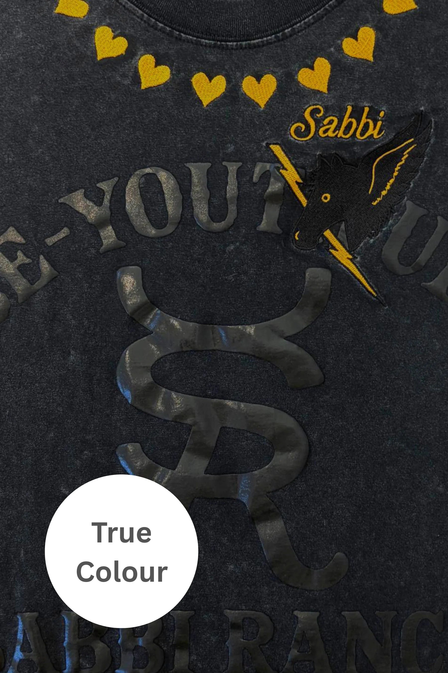 Elysian Collective Sabbi The Be Youtiful Ranch Tee Black