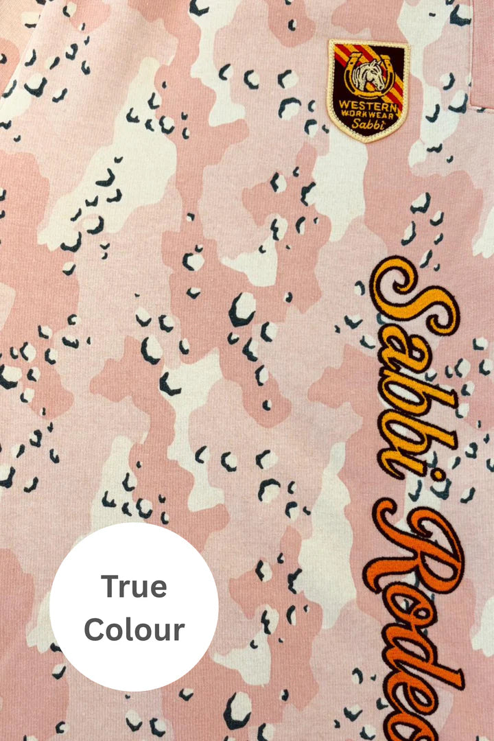 Elysian Collective Sabbi The Be Youtiful Wide Leg Sweat Pants Pink Camo