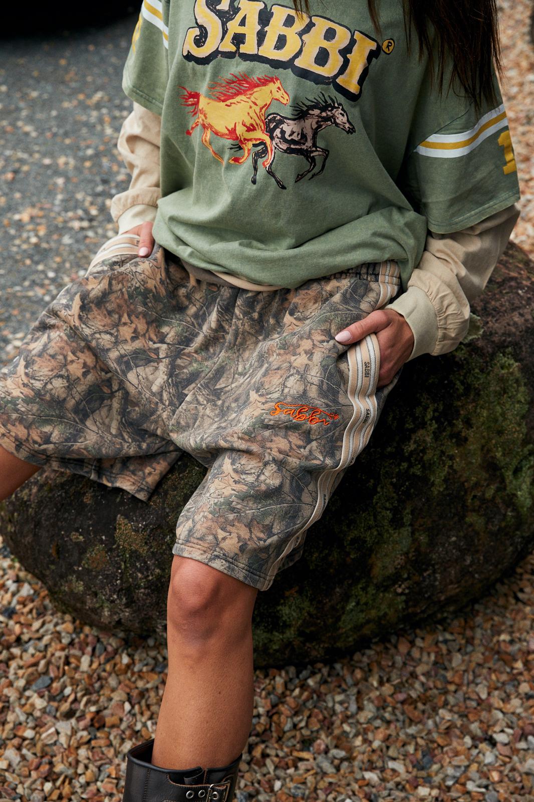 Elysian Collective Sabbi The Desert Camo Jort Shorts