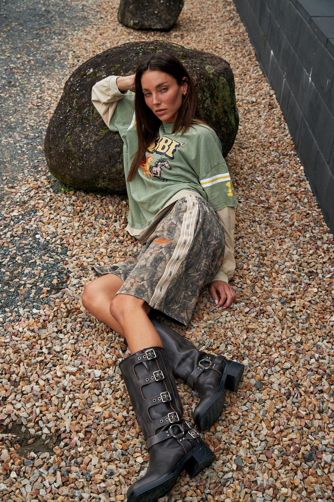 Elysian Collective Sabbi The Desert Camo Jort Shorts