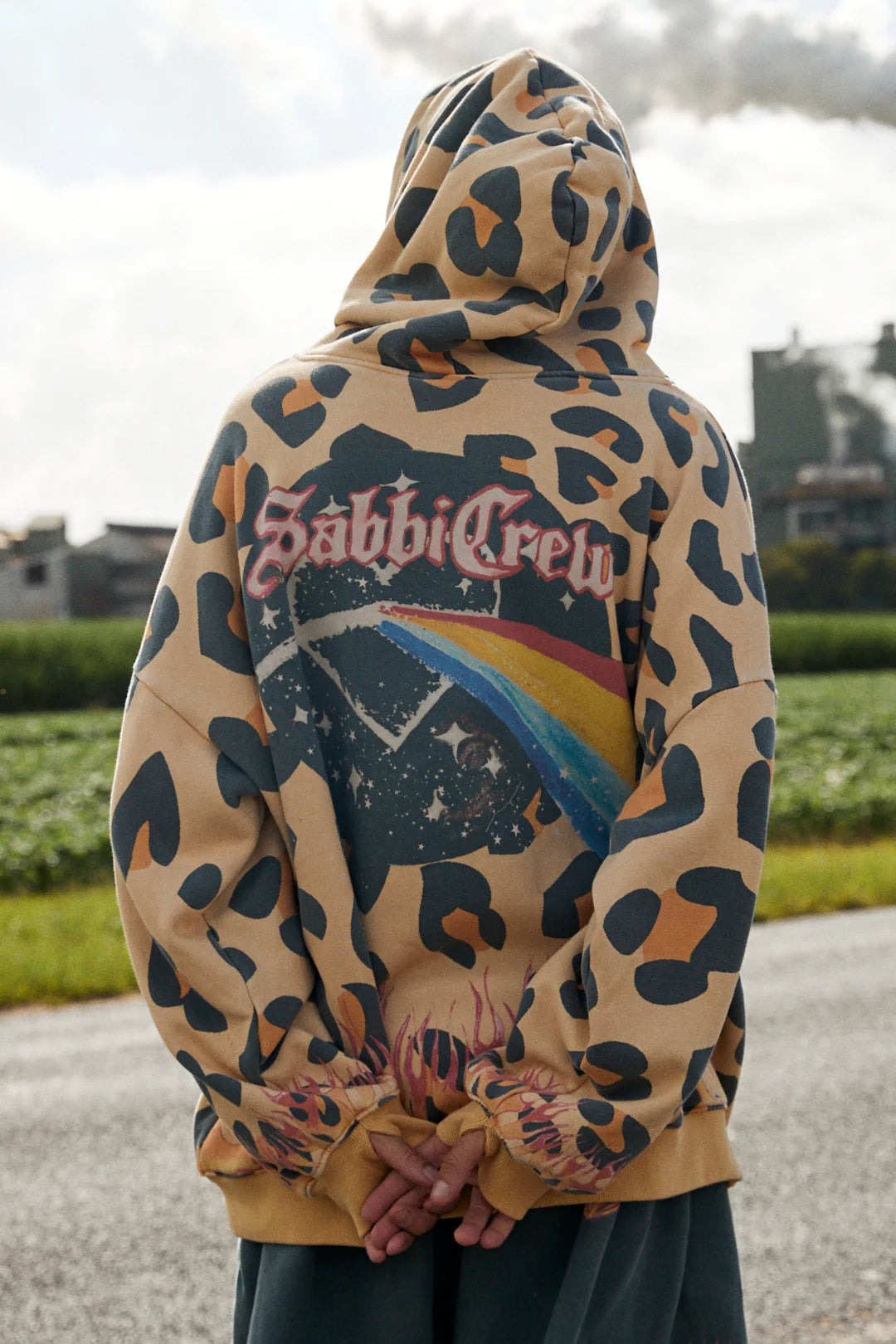 Elysian Collective Sabbi The Flaming Leopard Hoodie