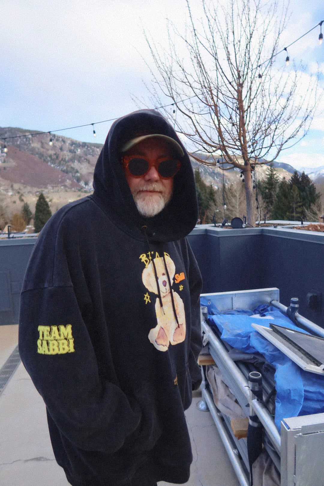 Elysian Collective Sabbi The Gimme Bear Hugs Hoodie Black