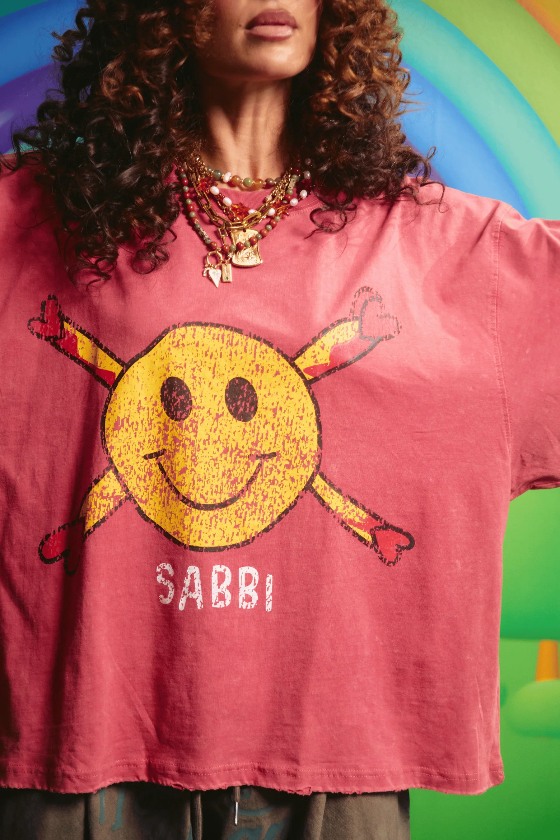 Elysian Collective Sabbi The Guy Smiley Tee