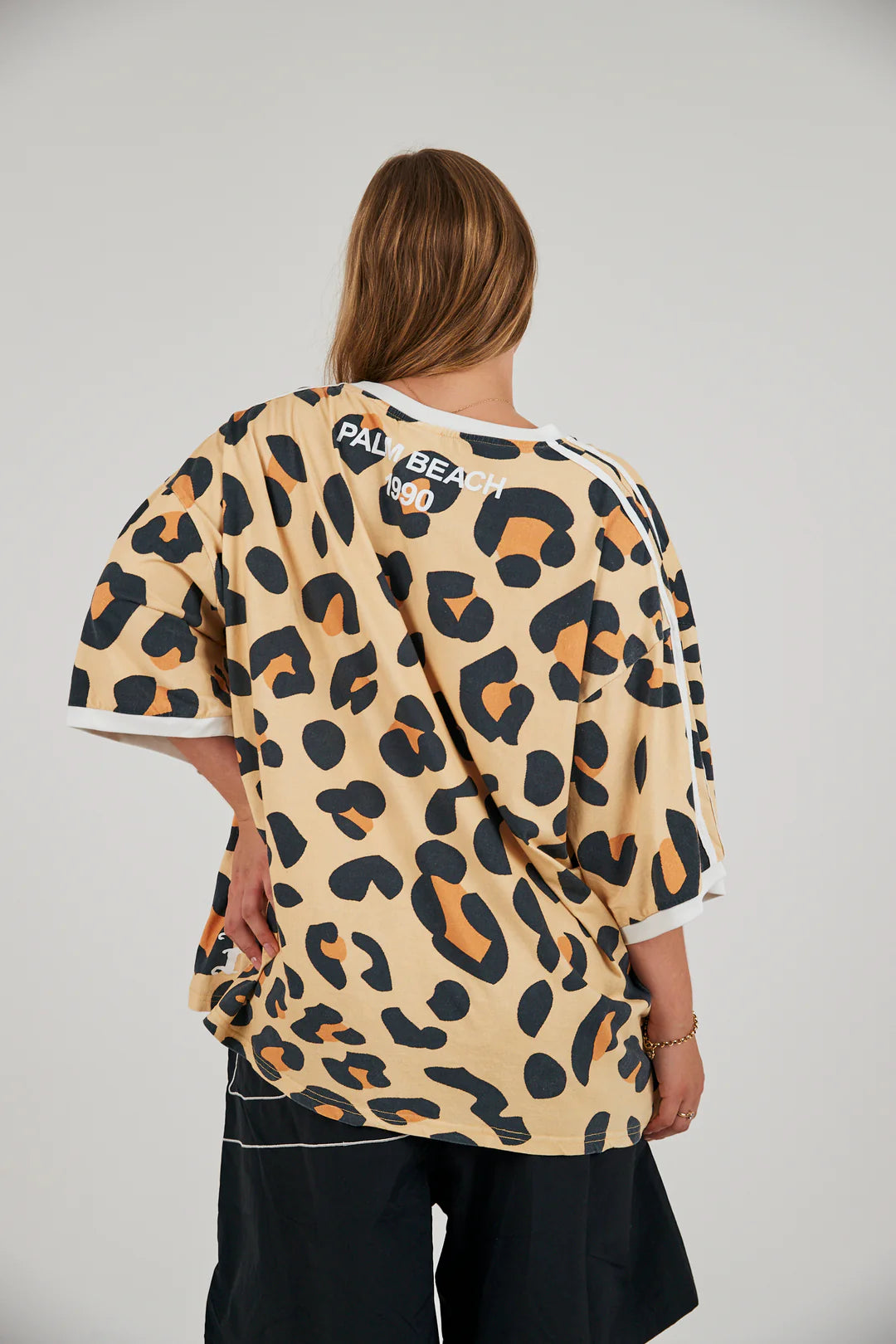 Elysian Collective Sabbi The Hibiscus Tee Leopard