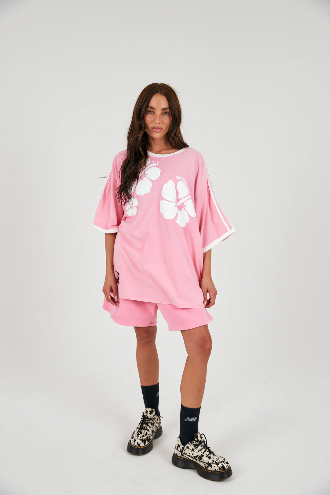 Elysian Collective Sabbi The Hibiscus Tee Pink